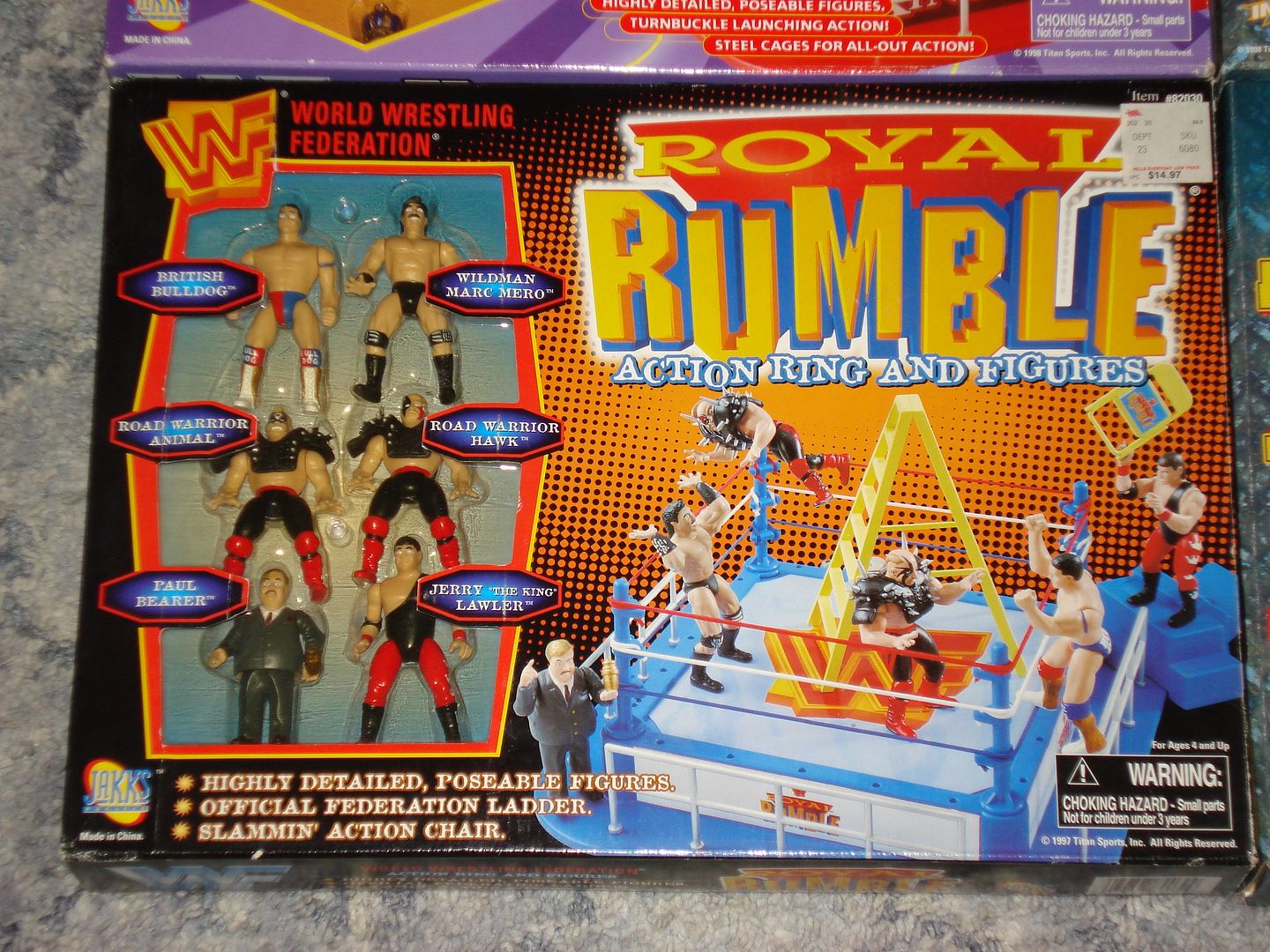 wwf jakks mini figures